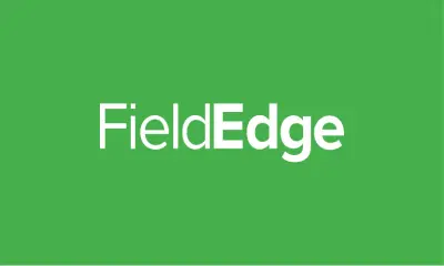 FieldEdge logo for HVAC contractors using Robots Helper automated booking
